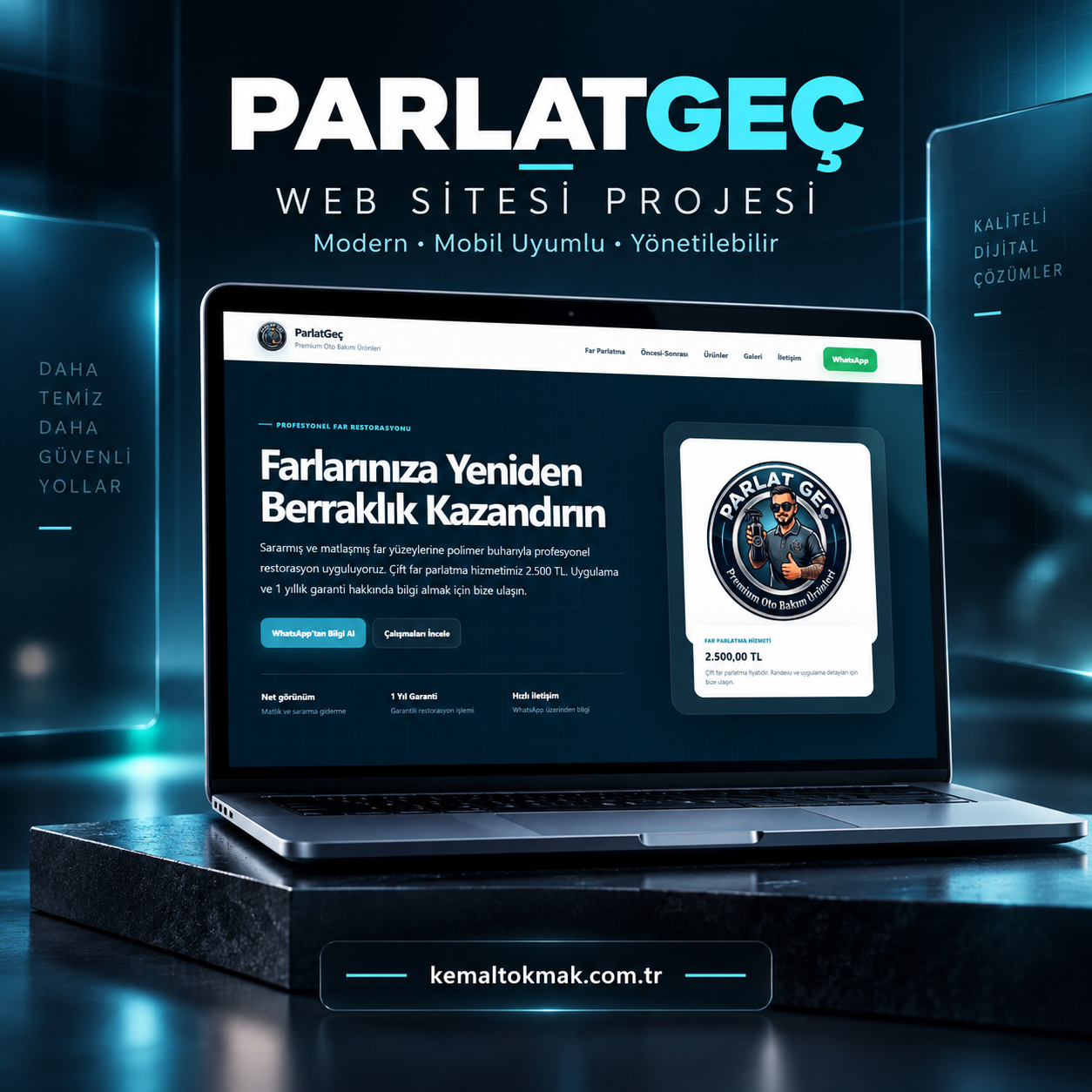 ParlatGeç proje görünümü